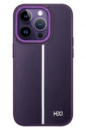 Apple iPhone 14 Pro Max Kılıf Line Pu Deri Lizbon Kapak - 1