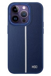 Apple iPhone 14 Pro Max Kılıf Line Pu Deri Lizbon Kapak - 4
