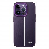 Apple iPhone 14 Pro Max Kılıf Line Pu Deri Lizbon Kapak - 6