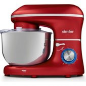 SİMFER SK 5203 ŞEFİM STAND MİKSER 5,5L 1400W KIRMIZI - 3