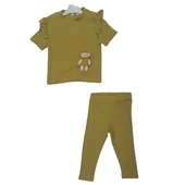 MARKAMPINK BÜRÜMCÜK AYICIKLI TAYTLI KIZ ÇOCUK TAKIM thumbnail 1