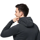 Jack Wolfskin 1710541-6350 Baiselberg Hooded Fz M Erkek Polar Ceket - 3