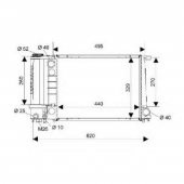 BMW E30 E34 VE E36 KYBURG KLİMALI TİP SU RADYATÖRÜ 17111712996 thumbnail 2