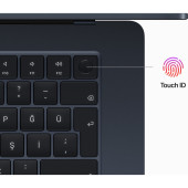 MacBook Air 15.3 inc M2 8CPU 10GPU 8GB 256GB Gece Yarısı MQKW3TU/A-Teşhir - 6