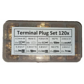120 Adet Bakır Terminal Konnektör Seti Kutulu - 1