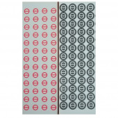 Yate10 104 adet 7mm Vida Garanti Etiketi - 3