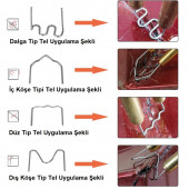 Yate10 1000 Adet Set Plastik Kaynak Zımba Teli - 1