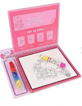 Sihirli Boyama Kitabı Fairy Princess Pembe Model Sihirli Su Çizim Kitap Kalem Boyama - 5