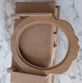 Hobi Adn 90205 Makyaj Kutu 3 Çekmece Aynalı Ahşap MDF HAM Kutuda Sevk El Yapım - 2