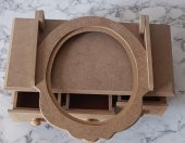 Hobi Adn 90205 Makyaj Kutu 3 Çekmece Aynalı Ahşap MDF HAM Kutuda Sevk El Yapım - 3