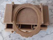 Hobi Adn 90205 Makyaj Kutu 3 Çekmece Aynalı Ahşap MDF HAM Kutuda Sevk El Yapım - 4