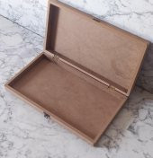 Hobi ADN 90209 Tavla Sandık Kutu Ahşap MDF HAM Model Kutuda Sevk El yapım - 1