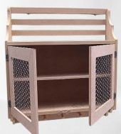 Hobi Adn 90210 Telli Dolap Terek Ahşap MDF HAM Kutuda Sevk El Yapım - 1