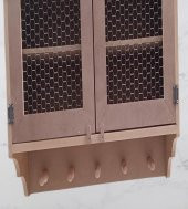 Hobi Adn 90210 Telli Dolap Terek Ahşap MDF HAM Kutuda Sevk El Yapım - 5