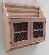 Hobi Adn 90210 Telli Dolap Terek Ahşap MDF HAM Kutuda Sevk El Yapım - 8