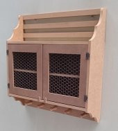 Hobi Adn 90210 Telli Dolap Terek Ahşap MDF HAM Kutuda Sevk El Yapım - 10