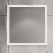 Denko Albatros 80 cm MDF Beyaz Banyo Dolabı Aynalı Üst Modülü thumbnail 1