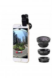 Geniş Açı Balık Gözü Lens Seti Balıkgözü Makro Telefon Lensi Universal - 2