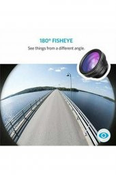 Geniş Açı Balık Gözü Lens Seti Balıkgözü Makro Telefon Lensi Universal - 3