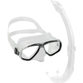 Cressi Perla Maske Mexico Şnorkel Seti  CLEAR-BLACK - 1