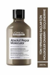 Loreal Professionnel Serie Expert Absolut Repair Molecular Tüm Yıpranmış Saçlar İçin Arındırıcı Şampuan 300 ML - 1
