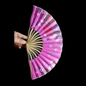 Japon Bambu Kumaş Yelpaze Çanta Boy Stant Hediyeli No.75 - 3