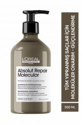 Loreal Professionnel Serie Expert Absolut Repair Molecular Yıpranmış Saçlar Arındırıcı Şampuan 500ML - 1