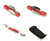 Kumanya Bıçağı, Çakı, Çatal, Kaşık Seti Küçük Boy - 4