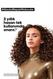 Loreal Professionnel Serie Expert Absolut Repair Molecular Tüm Yıpranmış Saçlar İçin Durulanmayan Maske 100 ml thumbnail 2