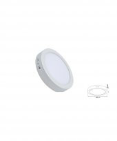 18W Sıva Üstü Yuvarlak Led Panel Beyaz Işık - 1