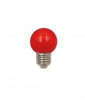 1W Gece Led Ampul Kırmızı - 1