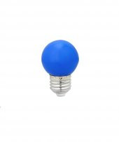 1W Gece Led Ampul Mavi Işık 10 Adet - 1