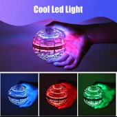 FLYNOVA Uçan Top Oyuncak, Bumerang El Kontrollü Mini Drone - Altın - 3