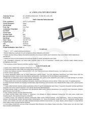 200W Led Projektör Amber Işık thumbnail 2