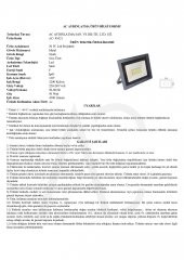 50W Led Projektör Amber Işık - 2