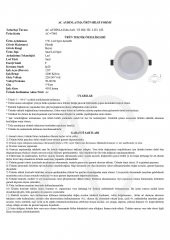 5W Smd Led Plastik Spot Beyaz Amber Işık 2 Adet - 2