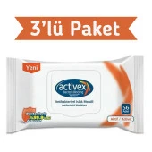Activex Antibakteriyel Islak Mendil Aktif 56x3 168 Yaprak - 1