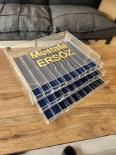 Modern Kreasyon Tesbihlik Takı Kolye Tesbih Kutusu Şeffaf Pleksi 3 Katlı 30 Bölmeli - 2