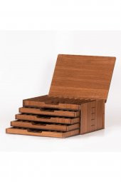 Hediyelik MDF Tesbih Kutusu Ahşap 5 Katlı Tesbihlik ( 50 li) - 2