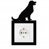 Köpek Prizlik Duvar Süsü Duvar Dekorasyonu 3 Mm Mdf 22x20 - 1