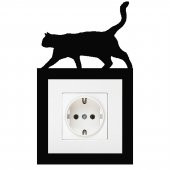 Prizlik Kedi Duvar Süsü Duvar Dekorasyonu 3 Mm Mdf 11x19 - 1