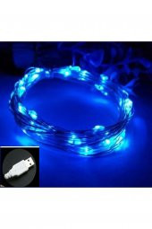 Peri Led Işık 10 Metre Usbli Mavi - 3