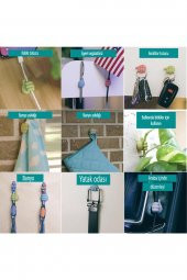 10 Adet Başparmak Kablo Tutucu Silikon Ev Organizatör Diş Fırçası Kulaklık Kablo Tutucu - 5