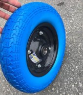 Yeni Nesil Pro Patlamaz Pu El Arabası Tekeri Sağlam Uzun Ömürlü Rulman Bilyalı 350-7 thumbnail 2