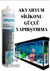 Profesyonel Kalite Küf Ve Mantar Yapmaz Akvaryum Duşa kabin  Silikon ( 1ADET) Şeffaf - 1