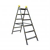 6+6 SUPERSTEP METAL MERDİVEN ÇİFT ÇIKIŞLI 150KG TAŞIMA KAPASİTESİ 6 BASAMAK - 1