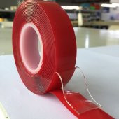 Süper Güçlü Çivisiz Montaj Bant Çift Taraflı Band Akrilik Silikonlu Bant  2 metre Uzunluk  18mm En - 1