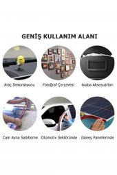 Süper Güçlü Çivisiz Montaj Bant 2 metre Uzunluk  18mm En Çift Taraflı Akrilik Bant ( 1 adet ) - 2