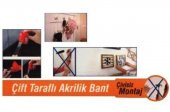 Süper Güçlü Çivisiz Montaj Bant 2 metre Uzunluk  18mm En Çift Taraflı Akrilik Bant ( 1 adet ) - 3