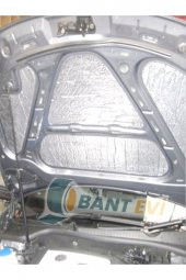 Kaput Altı Alüminyum Folyolu 120x100cm 6mm Yapışkanlı Karavan Oto Ses Ve Isı Yalıtım Malzemesi - 2